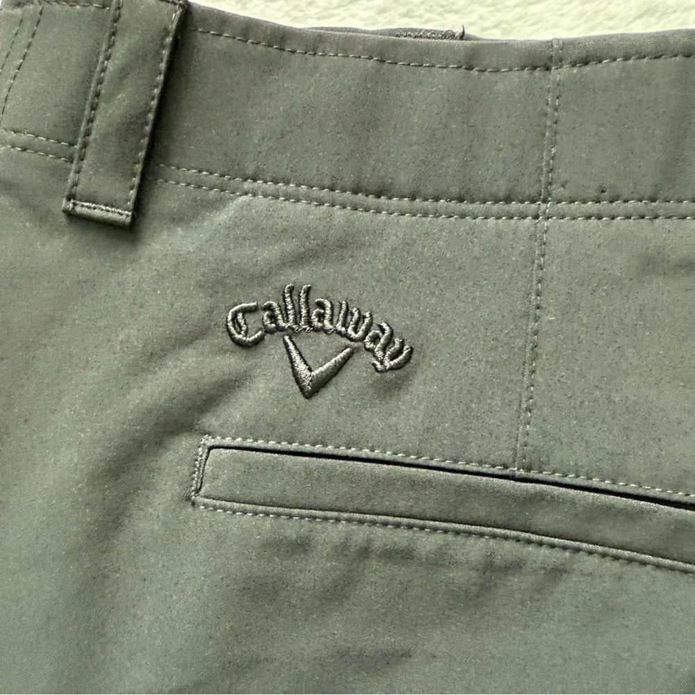 Callaway Shorts Waist 38 Men's Flat Front Golf Shorts Black